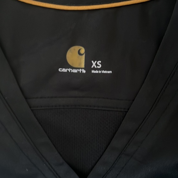 Carhartt Cross Flex Force Scrub Top Black - Picture 6 of 9